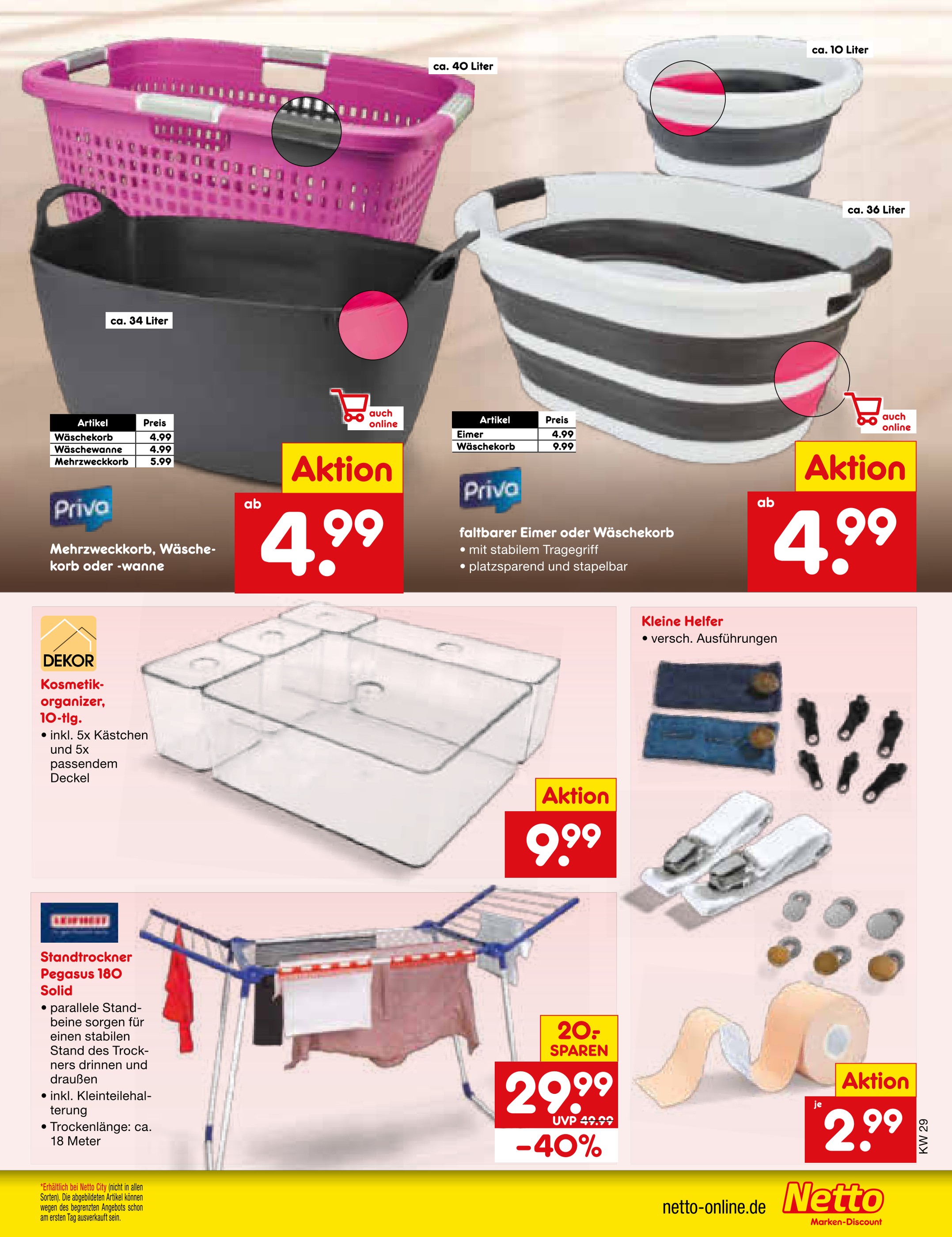 Eimer Angebot im aktuellen Netto Marken-Discount Prospekt auf Seite 57